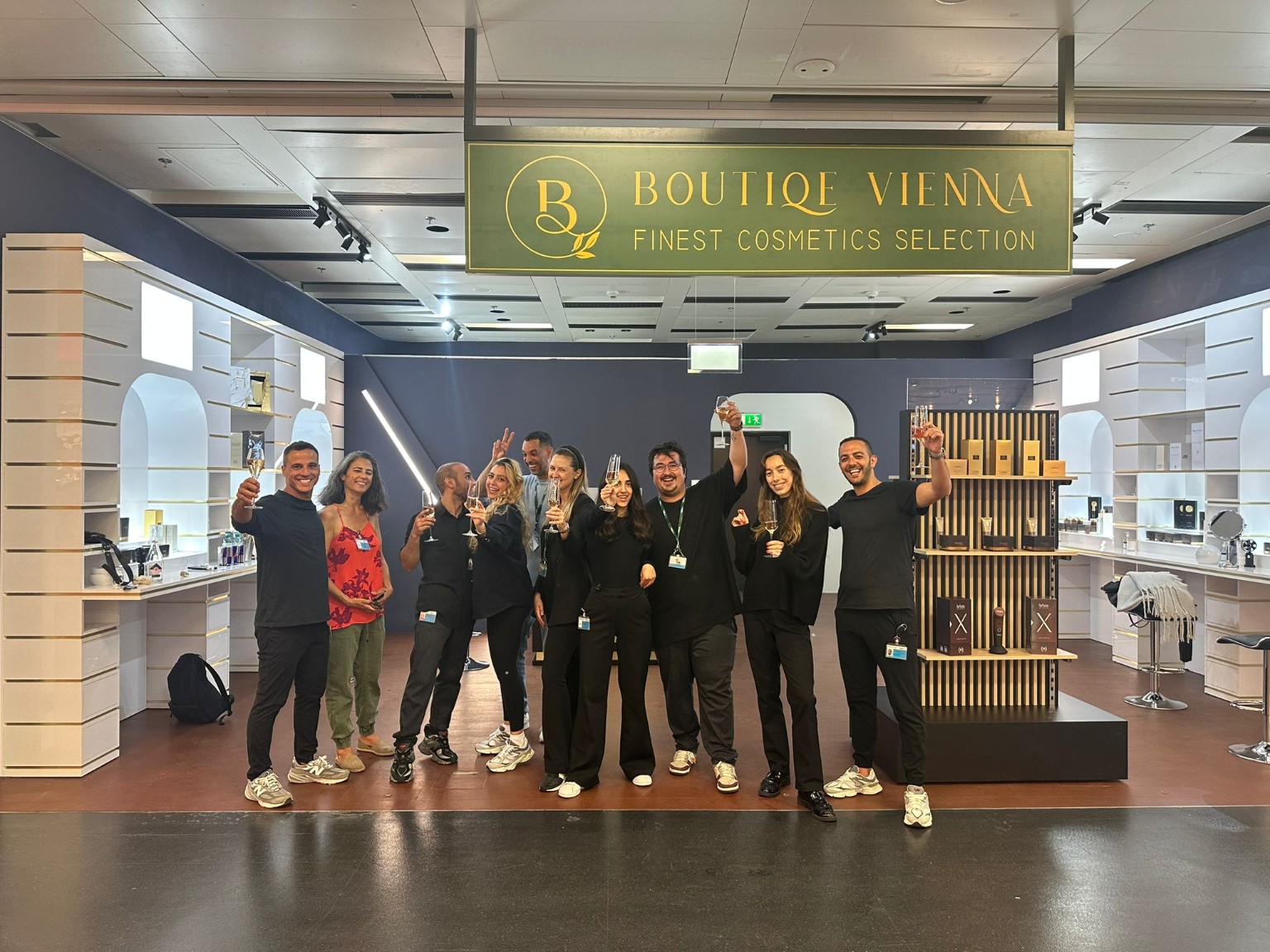 Boutique Vienna cosmetics and beauty retail experience — Zero Gravity feature