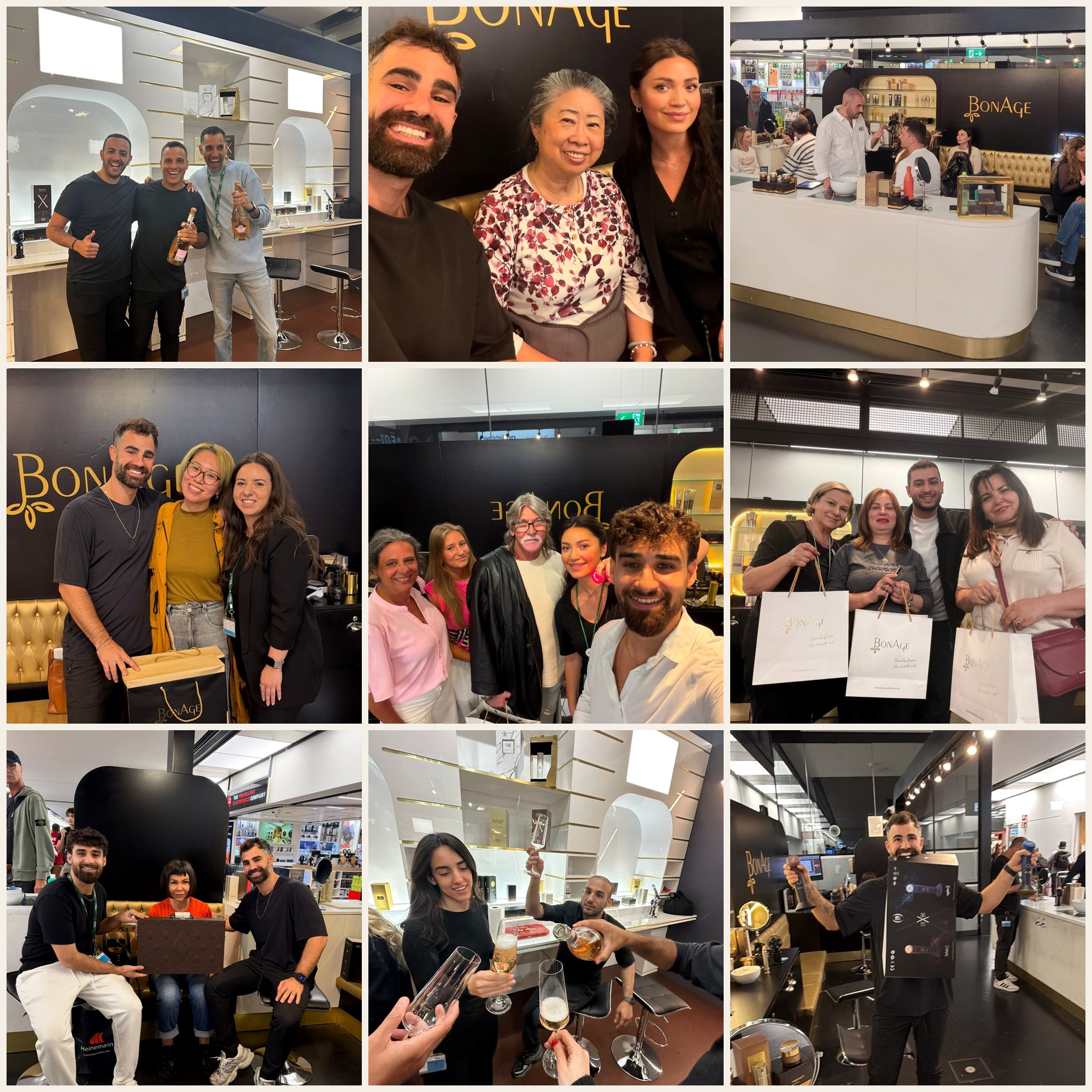 Boutique Vienna moments with team and customers across our boutiques